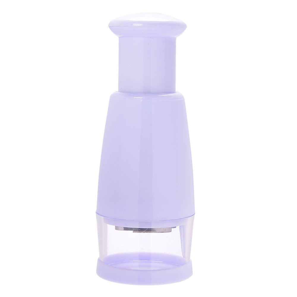 Hand-pressed semi-automatic garlic cutter