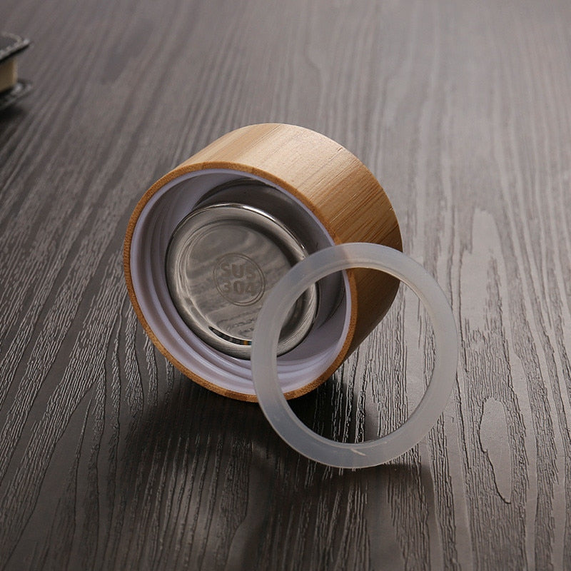 Tea Travel Buddy: Double Wall Glass Tumbler