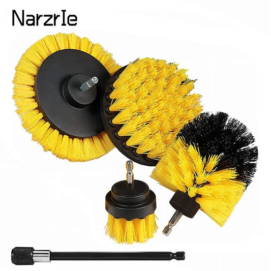 Electric Scrubber Brush Kit: 3Pcs/5Pcs