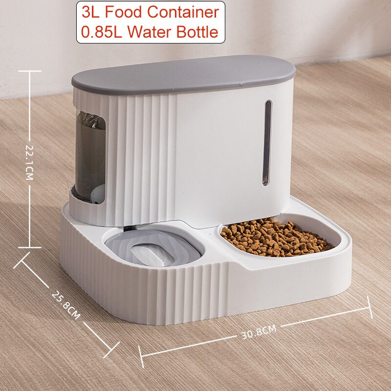 Pet Mealtime Marvel: Auto Feeder & Water Dispenser