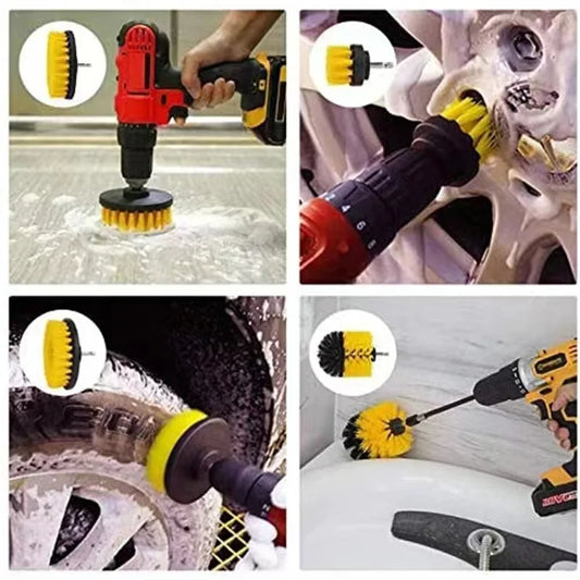 Electric Scrubber Brush Kit: 3Pcs/5Pcs