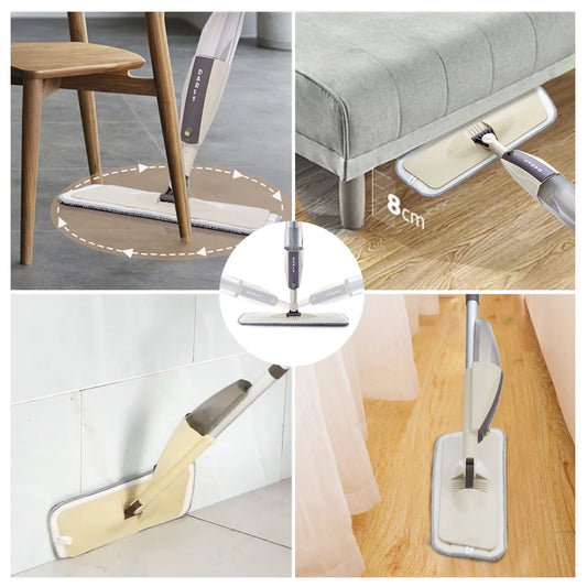 360ยฐ Spin & Spray Mop: Clean with Ease
