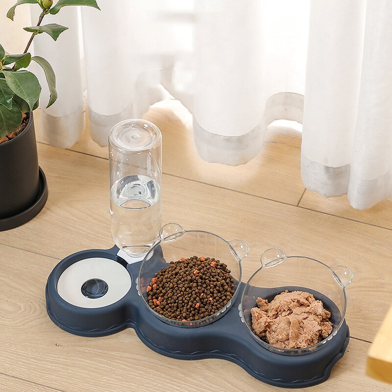 Pet Mealtime Marvel: Auto Feeder & Water Dispenser