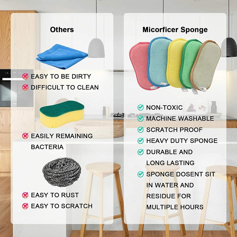 Magic Sponge: Non-Scratch Cleaning