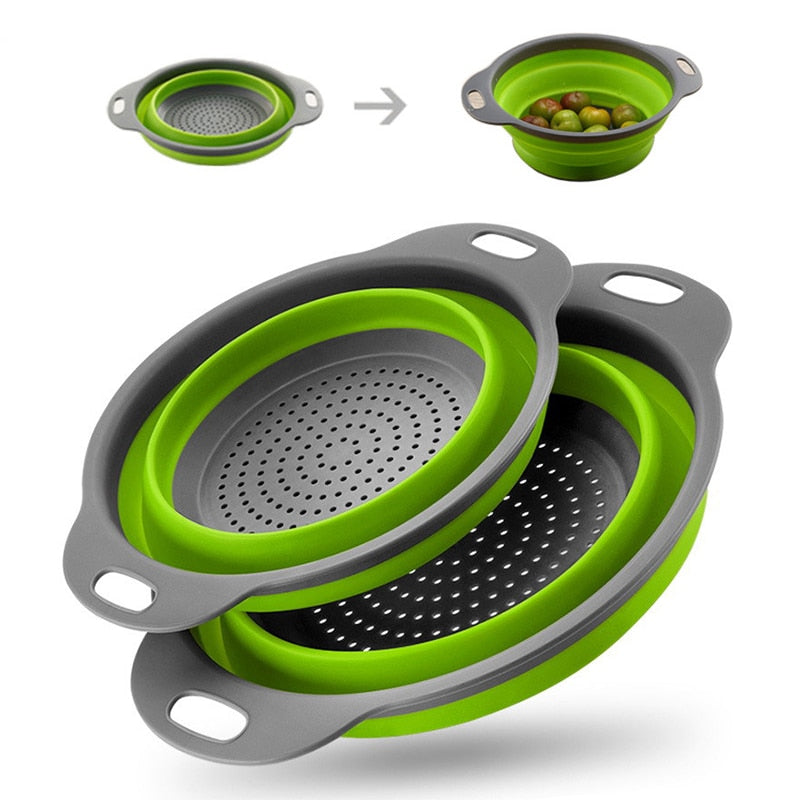 Foldable Cleaning Basket: Kitchen Innovation