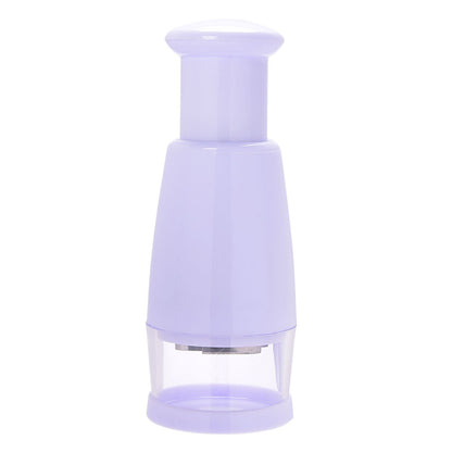 Hand-pressed semi-automatic garlic cutter