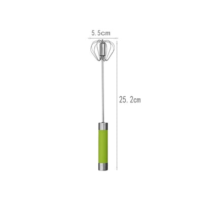 Self-Turning Stainless Whisk: Kitchen Pro
