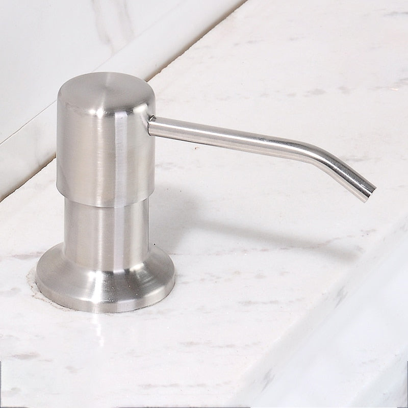 Sleek Stainless Steel Soap Dispenser: EL8406