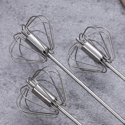 Self-Turning Stainless Whisk: Kitchen Pro