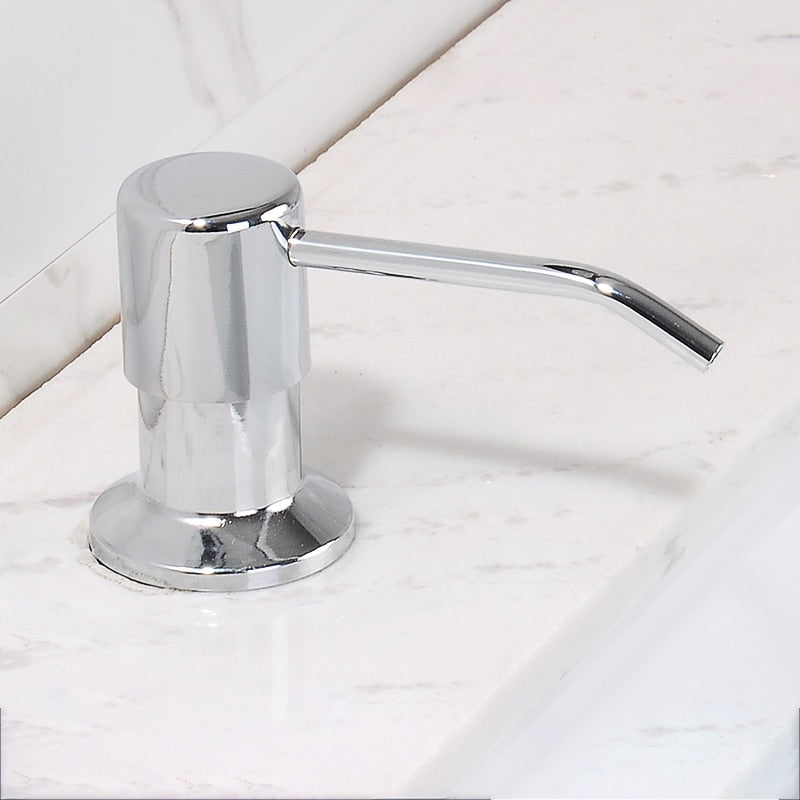 Sleek Stainless Steel Soap Dispenser: EL8406