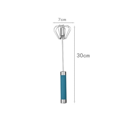 Self-Turning Stainless Whisk: Kitchen Pro