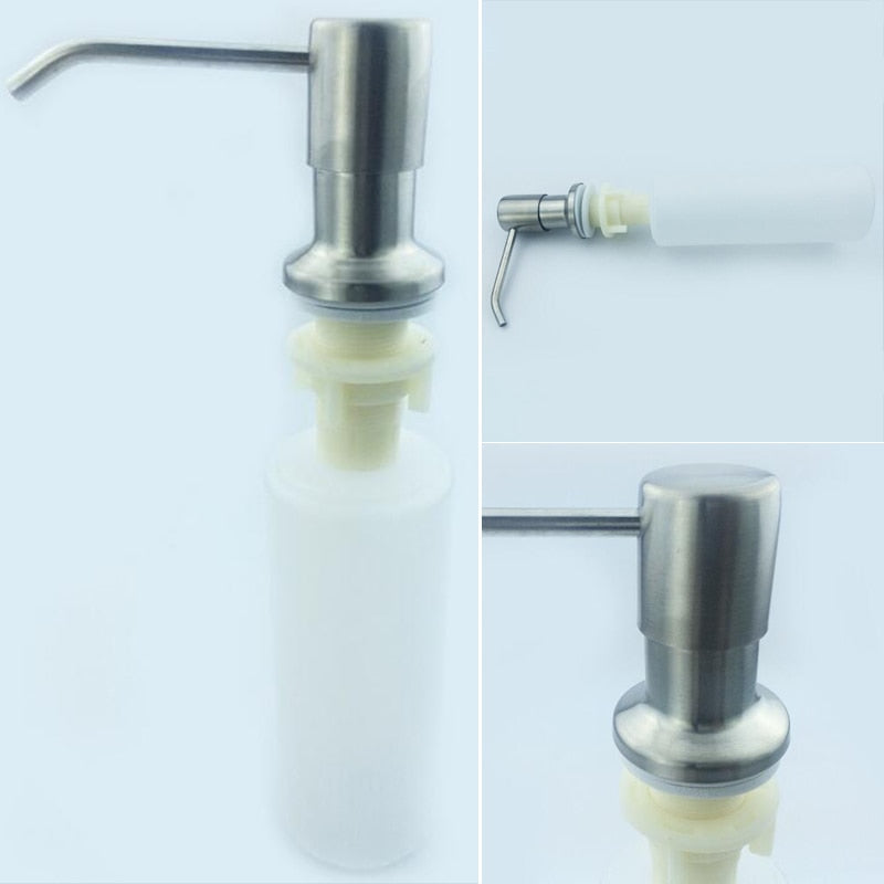 Sleek Stainless Steel Soap Dispenser: EL8406