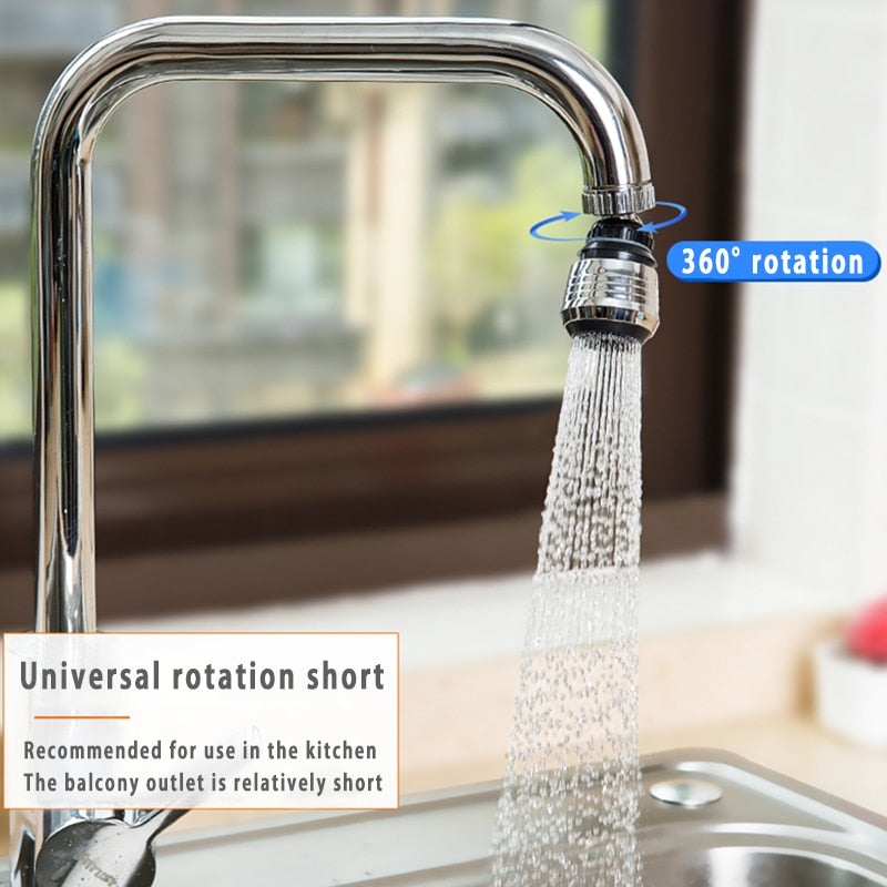 360 Rotatable Bubbler Faucet Extender: Kitchen and Bath Efficiency
