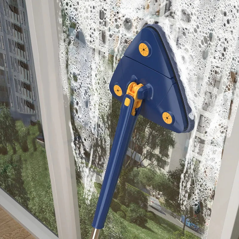 The Ultimate Cleaning Marvel: Extended Triangle Mop 360 - Unleash Effortless Cleaning Bliss!