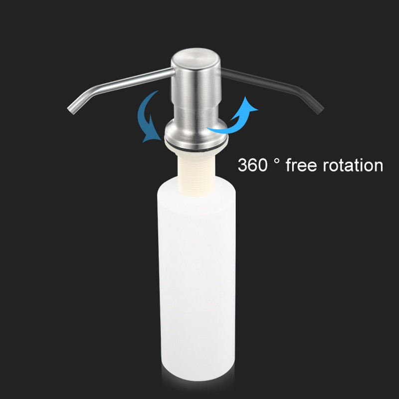 Sleek Stainless Steel Soap Dispenser: EL8406
