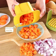 Multifunctional Vegetable Chopper Onion Dicing Artifact French Fries Slicer Kitchen Gadget Cucumber Potato Slicer Kitchen Tools
