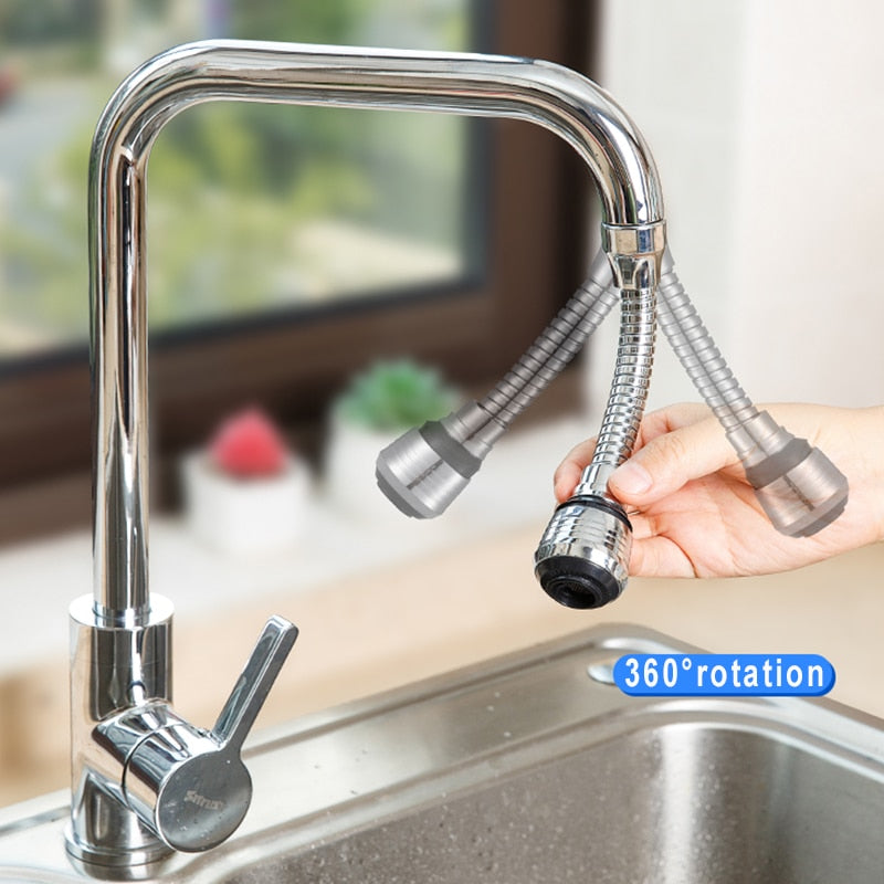 360 Rotatable Bubbler Faucet Extender: Kitchen and Bath Efficiency