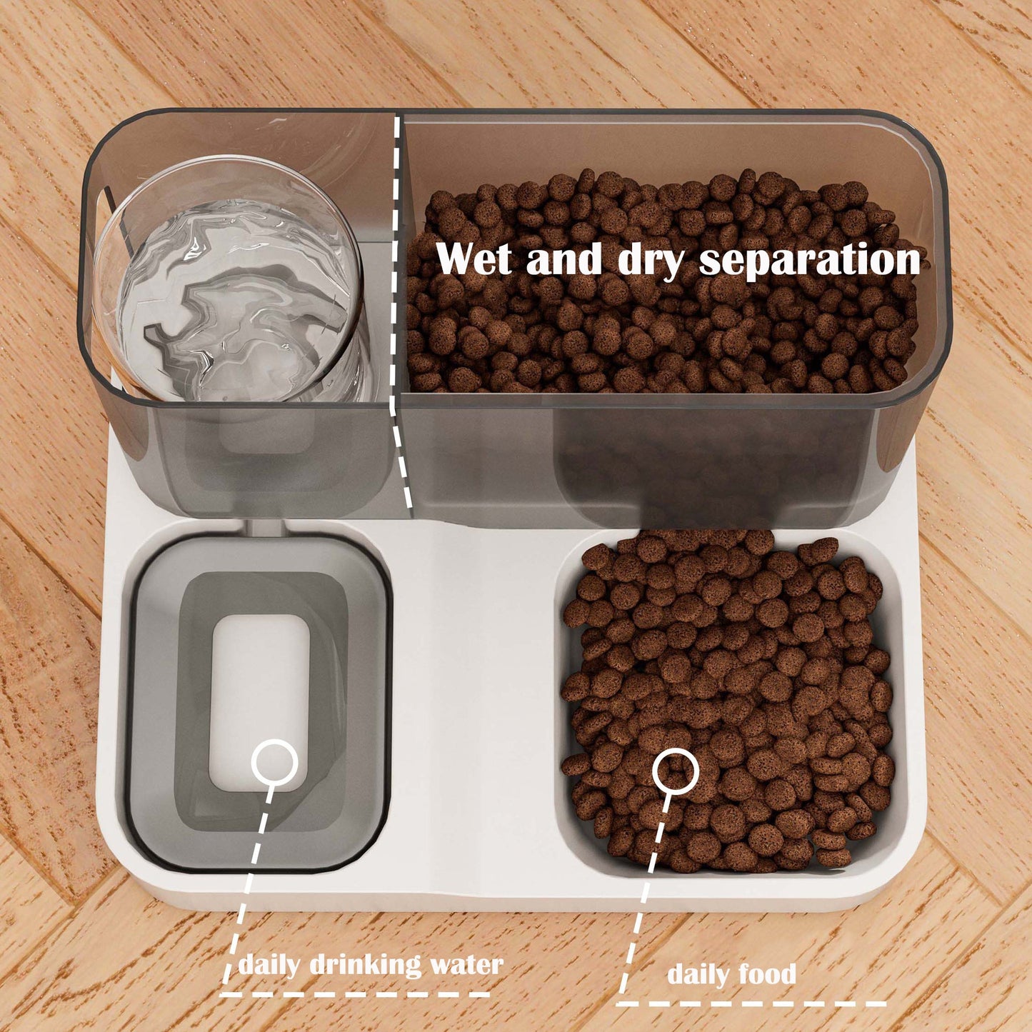 Pet Mealtime Marvel: Auto Feeder & Water Dispenser