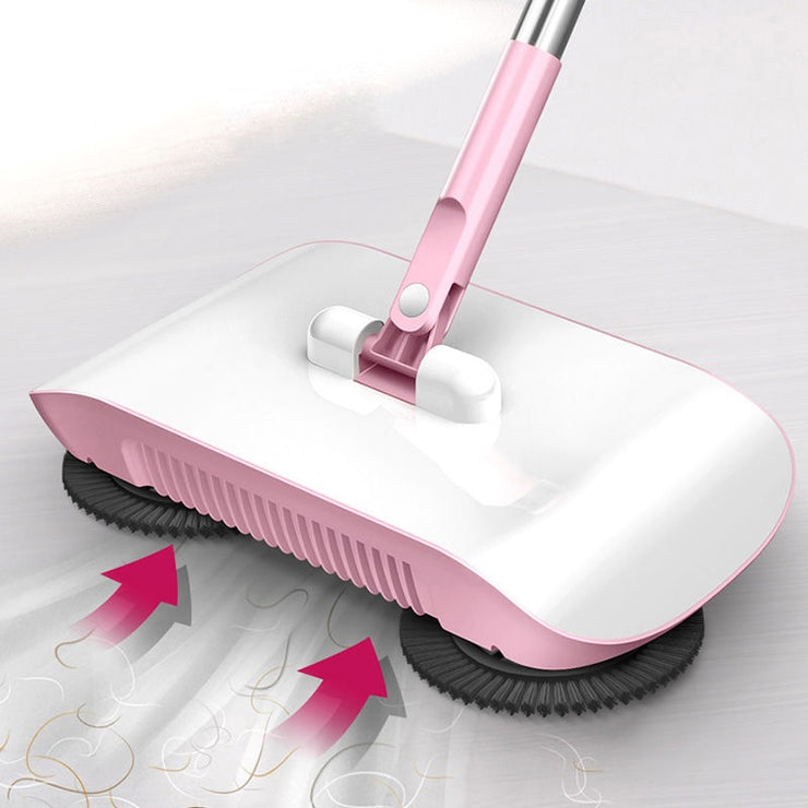 Combination of broom and mop Hand push type scoop Household broom and dustpan set